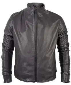 mens-trendy-biker-black-faux-leather-bomber-jacket