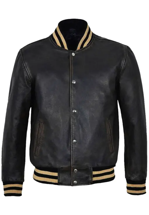 mens-varsity-faux-leather-black-bomber-jacket