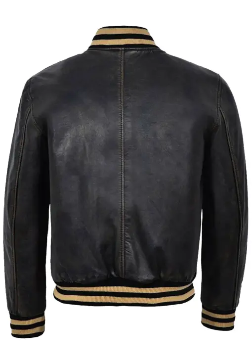 mens-varsity-faux-leather-black-bomber-jacket