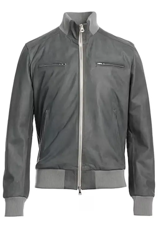 mens-vintage-gray-faux-leather-bomber-jacket