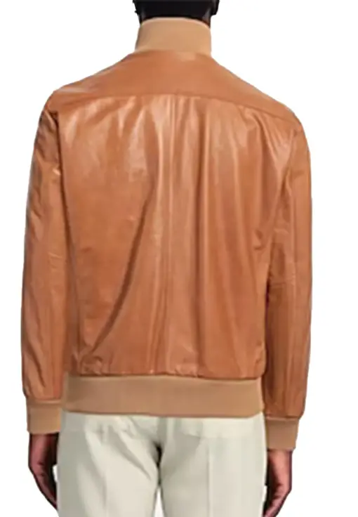 mens-vintage-tan-faux-leather-bomber-jacket