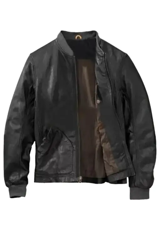 mens-webster-black-faux-leather-bomber-jacket