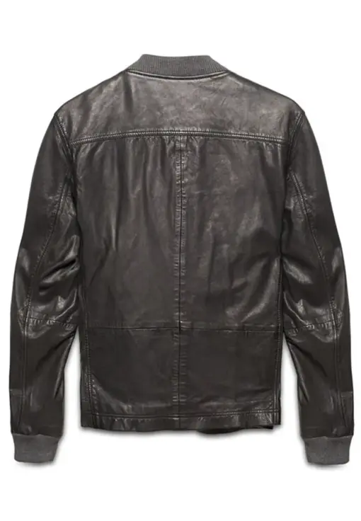 mens-webster-black-faux-leather-bomber-jacket