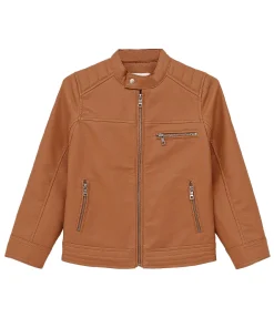 mens-zipper-brown-faux-leather-jacket