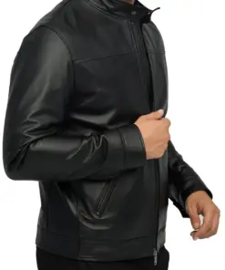 mens-zipper-pocket-black-faux-leather-slim-fit-jacket