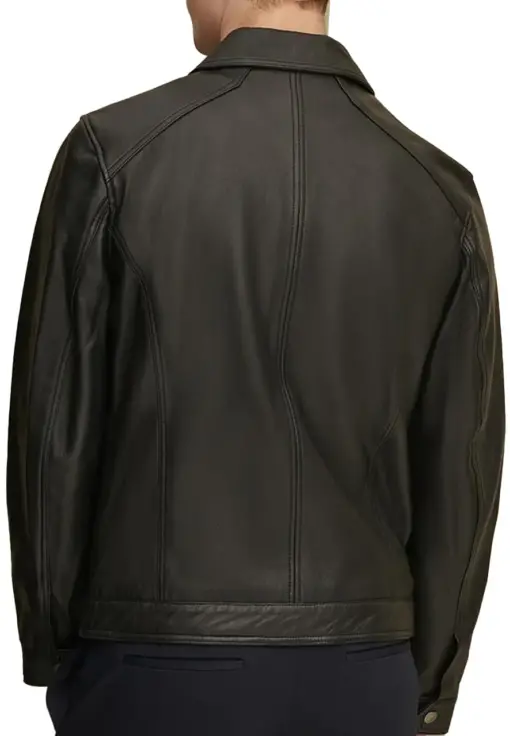 shirt-collar-black-faux-leather-jacket-mens