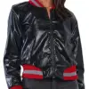 womens-baseball-black-faux-leather-bomber-jacket