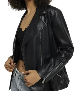 womens-belted-black-faux-leather-biker-jacket