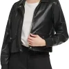 womens-black-bomber-faux-leather-cropped-jacket