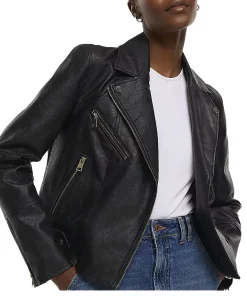 womens-black-faux-leather-biker-jacket