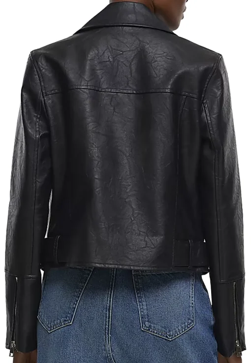 womens-black-faux-leather-biker-jacket