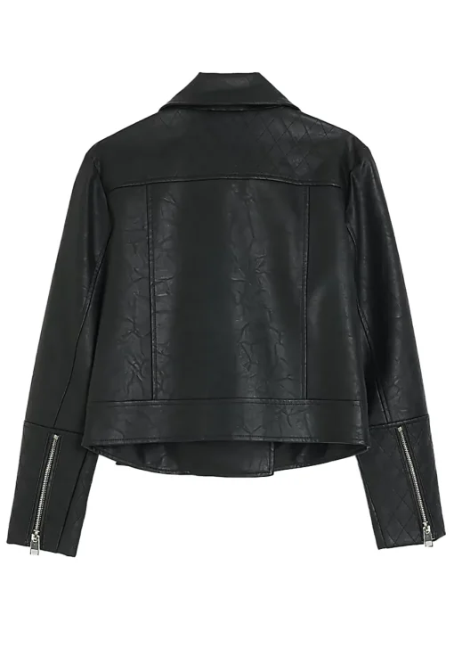 womens-black-faux-leather-biker-jacket