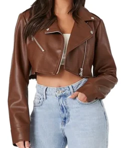 womens-brown-faux-leather-moto-cropped-jacket