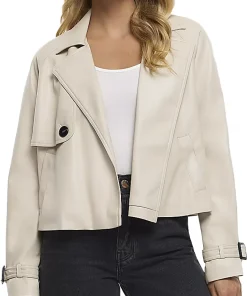 womens-cream-faux-leather-crop-trench-jacket