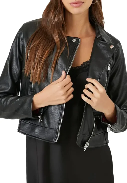 womens-faux-leather-black-moto-cropped-jacket