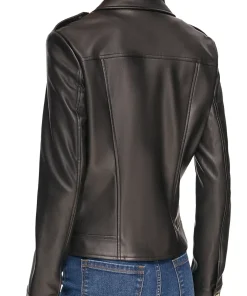 womens-fitted-classic-black-faux-leather-jacket