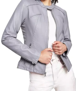 womens-slim-fit-grey-moto-faux-leather-jacket