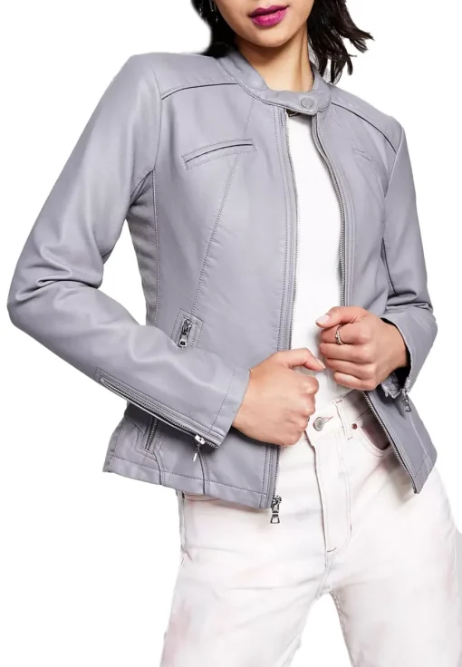 womens-slim-fit-grey-moto-faux-leather-jacket