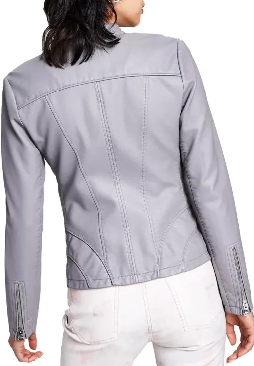 womens-slim-fit-grey-moto-faux-leather-jacket