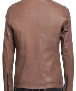 mens-band-collar-brown-faux-leather-biker-jacket