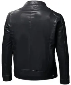 mens-black-long-sleeve-faux-leather-jacket