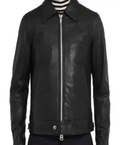 mens-black-slim-fit-faux-leather-jacket