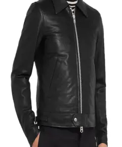 mens-black-slim-fit-faux-leather-jacket