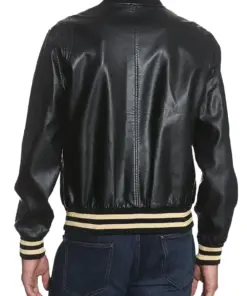 mens-black-varsity-faux-leather-bomber-jacket