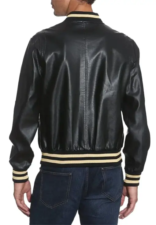 mens-black-varsity-faux-leather-bomber-jacket