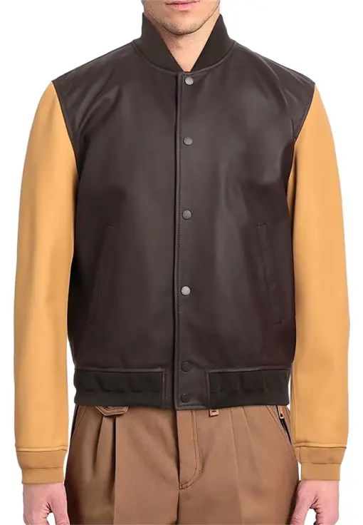 mens-bomber-dark-brown-faux-leather-jacket