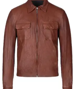 mens-classic-brown-faux-leather-jacket