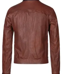 mens-classic-brown-faux-leather-jacket