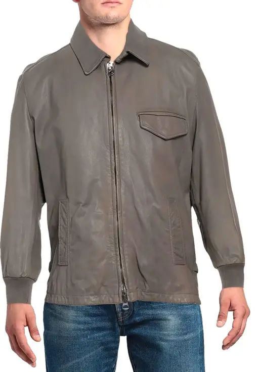 mens-classic-dove-grey-faux-leather-bomber-jacket