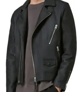 mens-elegant-black-biker-faux-leather-jacket