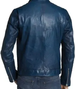 mens-faux-leather-blue-biker-jacket