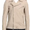 mens-lapel-collar-light-grey-faux-leather-biker-jacket