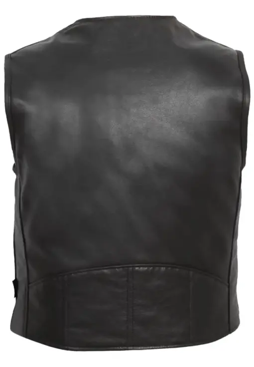 mens-matte-black-faux-leather-vest