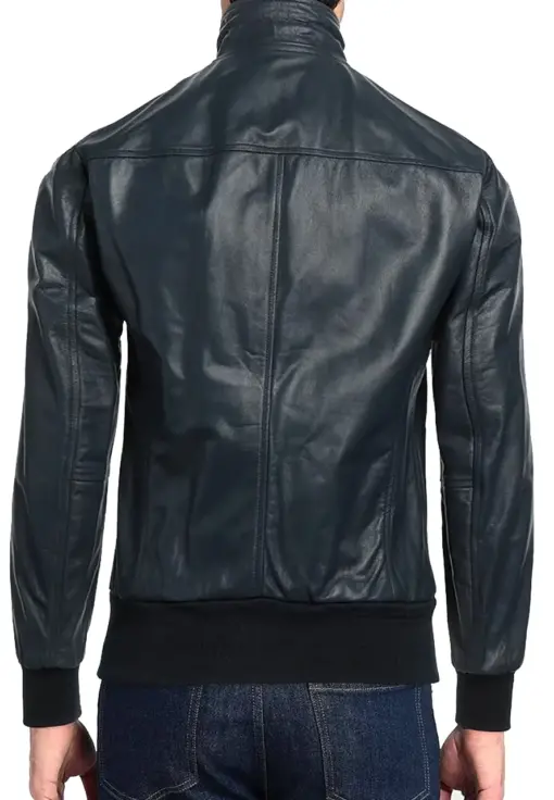 mens-midnight-blue-faux-leather-bomber-jacket