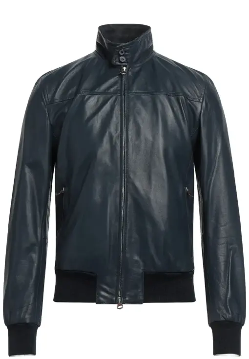 mens-midnight-blue-faux-leather-bomber-jacket