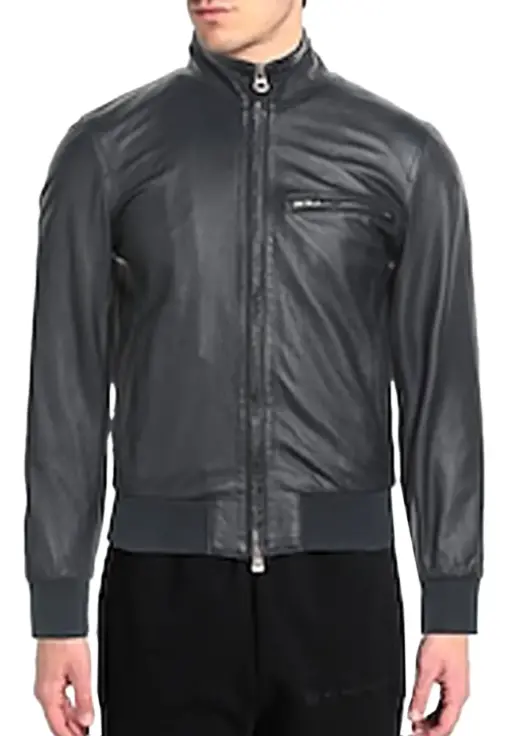 mens-midnight-bomber-blue-faux-leather-jacket