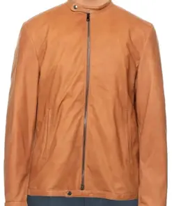 mens-plain-camel-faux-leather-jacket