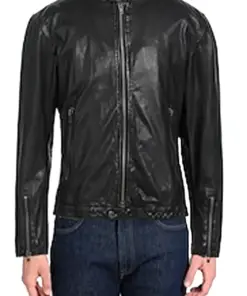 mens-round-collar-black-faux-leather-biker-jacket