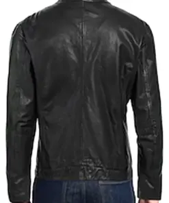 mens-round-collar-black-faux-leather-biker-jacket