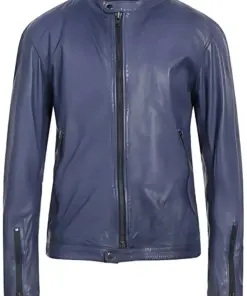 mens-round-collar-navy-blue-faux-leather-biker-jacket