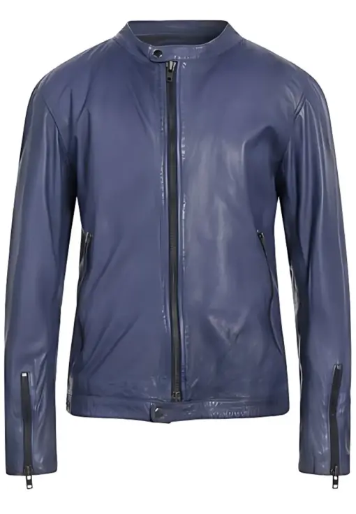 mens-round-collar-navy-blue-faux-leather-biker-jacket