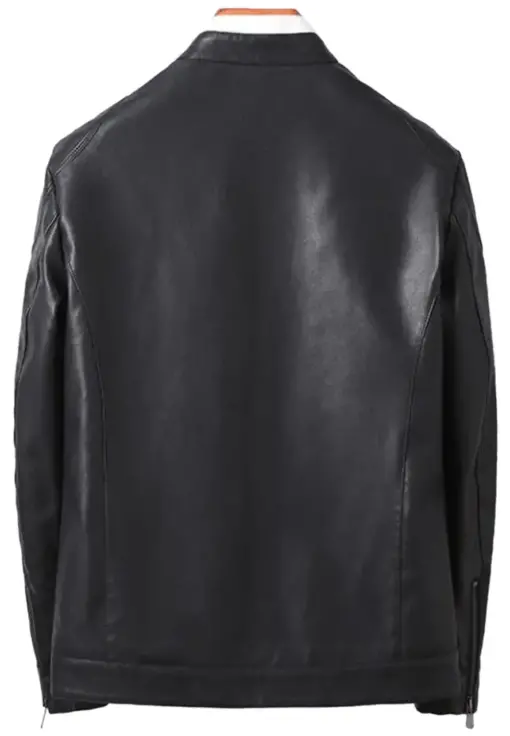 mens-slim-fit-faux-leather-black-jacket