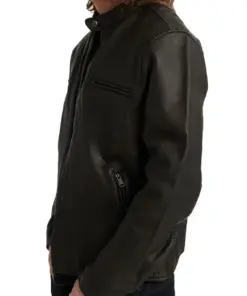 mens-snap-collar-black-faux-leather-jacket