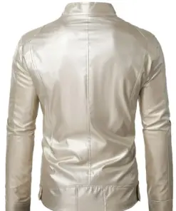 mens-stand-collar-silver-faux-leather-biker-jacket