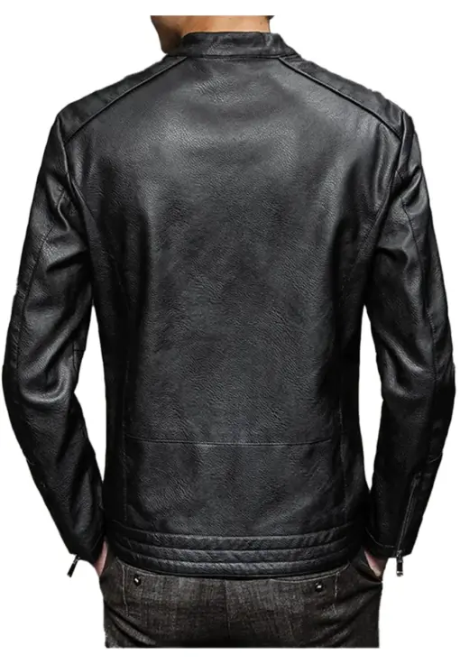 mens-stand-collar-vintage-black-faux-leather-moto-jacket