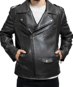 mens-vegan-black-faux-leather-jacket